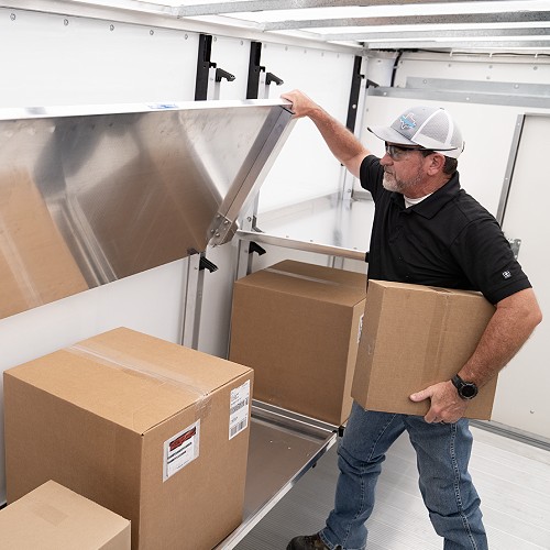 Foldable shelves for Ram Promaster - Last Mile/Home Delivery