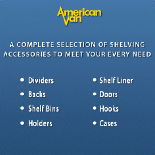 Van Shelving Accessories