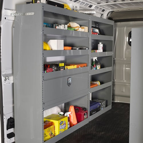 Steel Metal For High Roof Van Shelving
