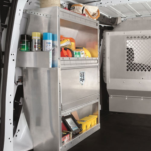 Aluminum Shelving for Mini Vans