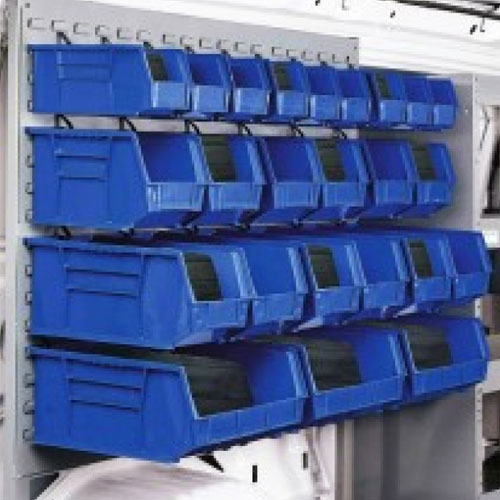 Bin Storage Shelves System