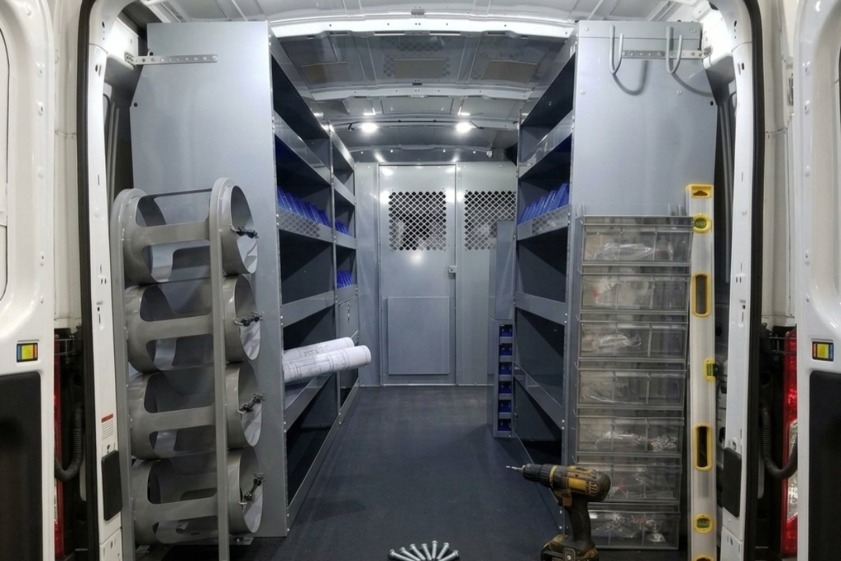 Smart Van Shelving & Racking Ideas for HVAC Professionals
