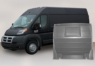 ProMaster, High Roof - Solid Partition