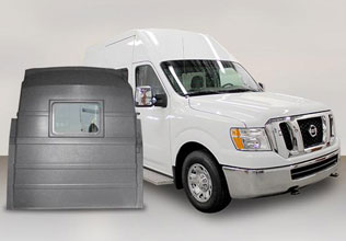 Nissan NV, High Roof - Window Partition