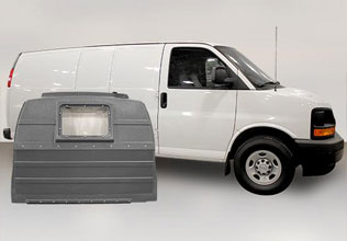 Chevy Express & GMC Savana - Window Partition